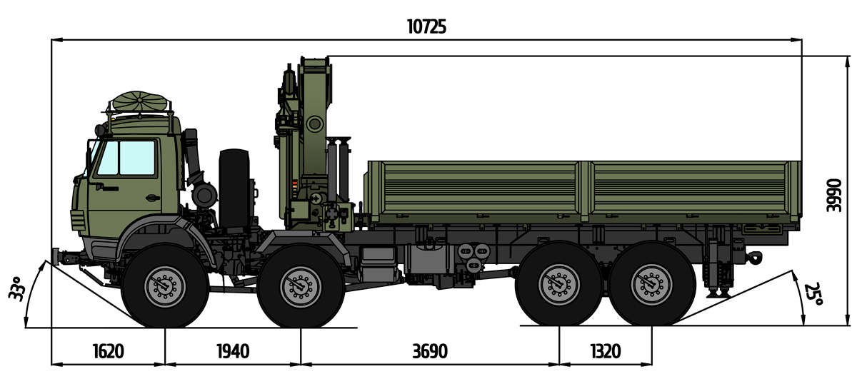 Камаз 63501 схема